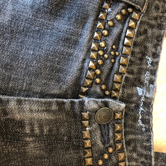 COPY - 7 For All Mankind black faded A pocket jeans sz 27 - Picture 12 of 16